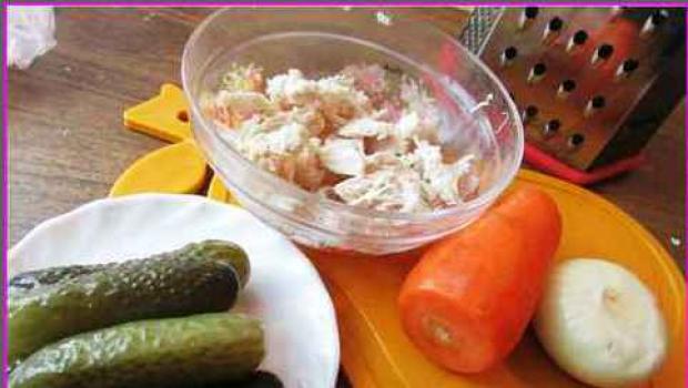 Салат «Обжорка» с говядиной: рецепт приготовления с фото Ингредиенты на салат обжорка